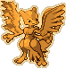 Gold Elemental Mewtwo